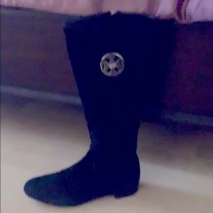 Black Suede Tory Burch Boots